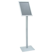 Vidaxl piedestal porte-affiche argent 32 x 27 x 119 cm PVC et fonte - afbeelding 2
