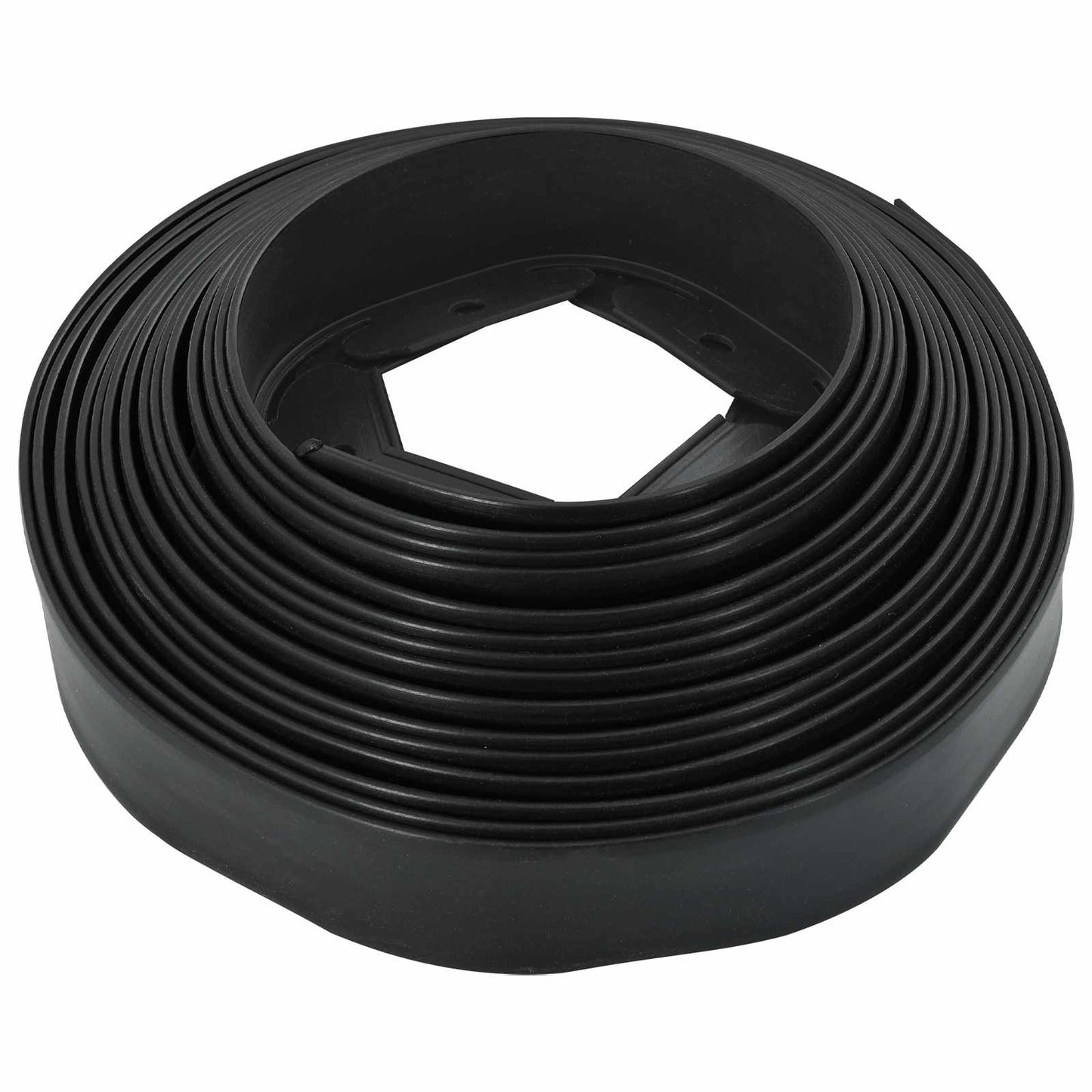 Vidaxl bordures de pelouse noir 2000 x 4 x 5 cm plastique