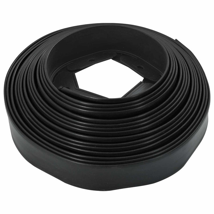 Vidaxl bordures de pelouse noir 4000 x 4 x 5 cm en plastique