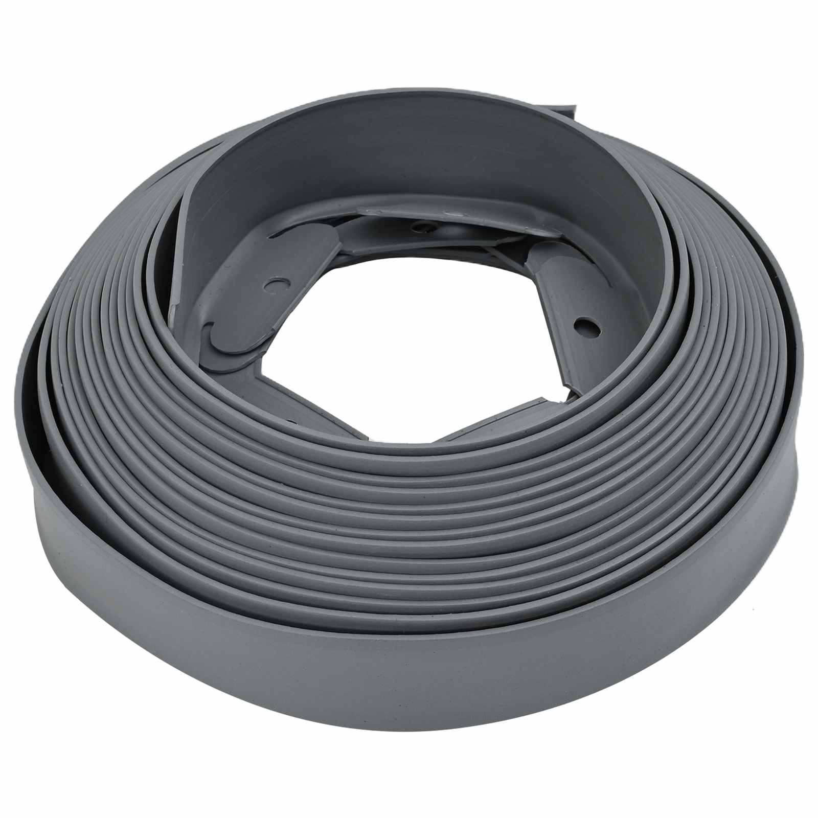 Vidaxl bordures de pelouse gris 2000 x 4 x 5 cm plastique