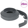 Vidaxl bordures de pelouse gris 2000 x 4 x 5 cm plastique