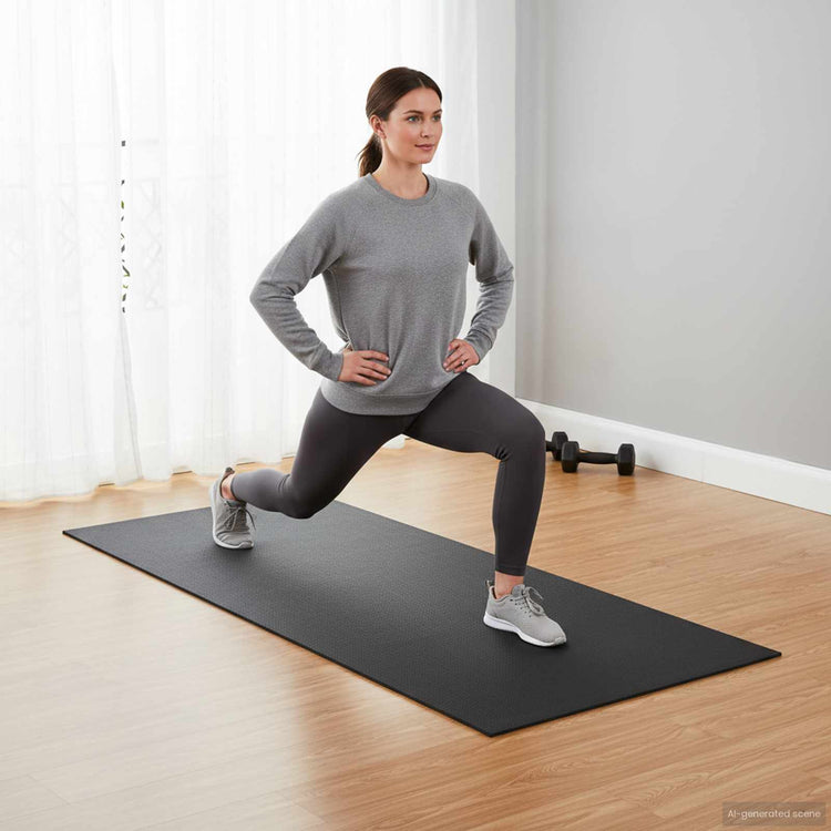 Vidaxx tapis de protection sportive noir 150 x 75 x 0,6 cm PVC