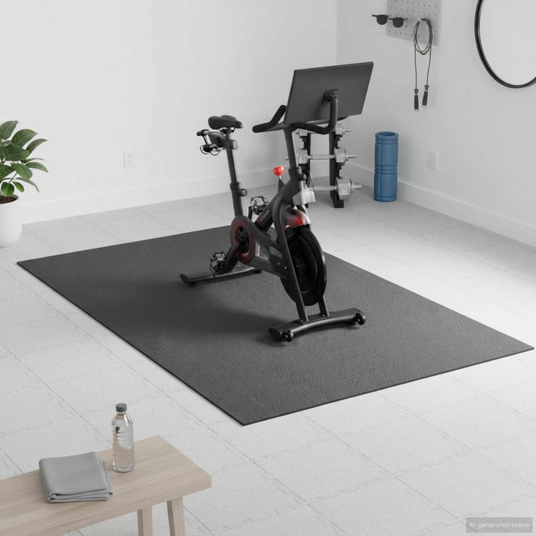Vidaxx tapis de protection sportive noir 183 x 122 x 0,6 cm PVC