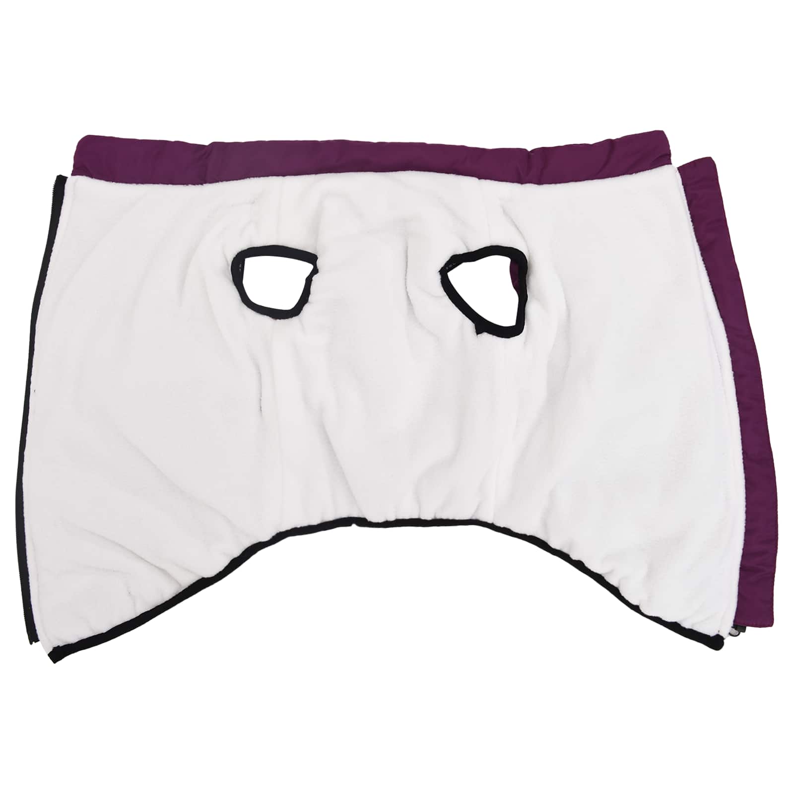 Vidaxxl manteau pour chien avec harnais violet 5xl polaire et polyester