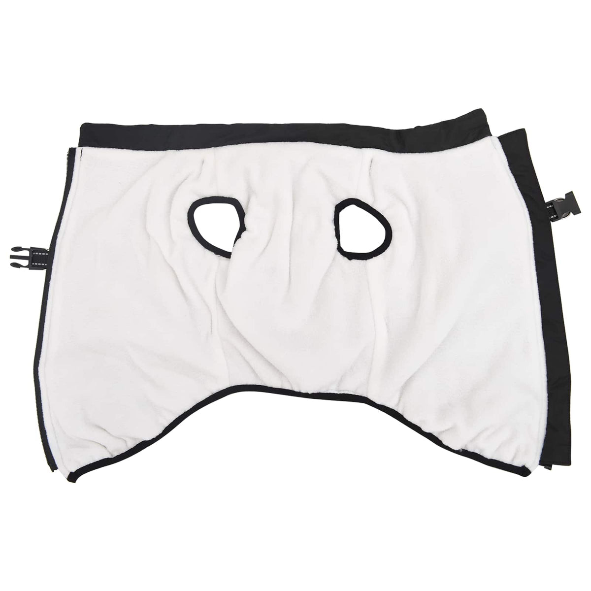 VidaXL manteau pour chien avec harnais noir 3XL polaire et polyester