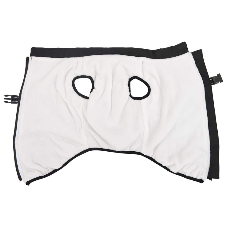 VidaXL manteau pour chien avec harnais noir 3XL polaire et polyester