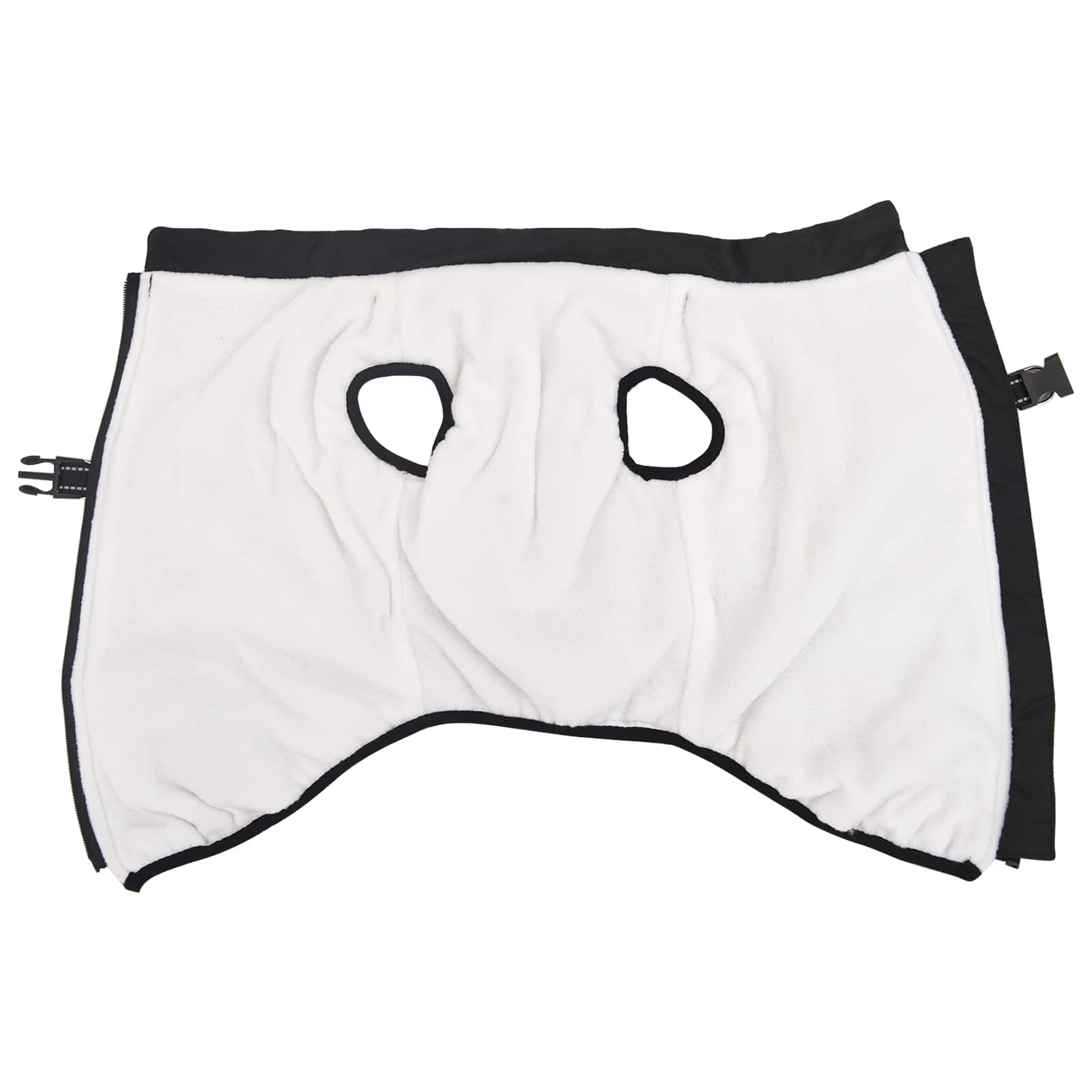 Vidaxxl manteau pour chien avec harnais noir 5xl polaire et polyester