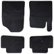 VidaXL tapis de sol de voiture 4 pcs noir TPE