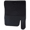 VidaXL tapis de sol de voiture 4 pcs noir TPE