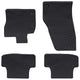 Vidaxl tapis de sol voiture 4 pcs noir VW T-ROC TPE