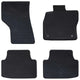 Vidaxl tapis de sol voiture 4 pcs siège noir Leon TPE