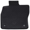 Vidaxl tapis de sol voiture 4 pcs siège noir Leon TPE
