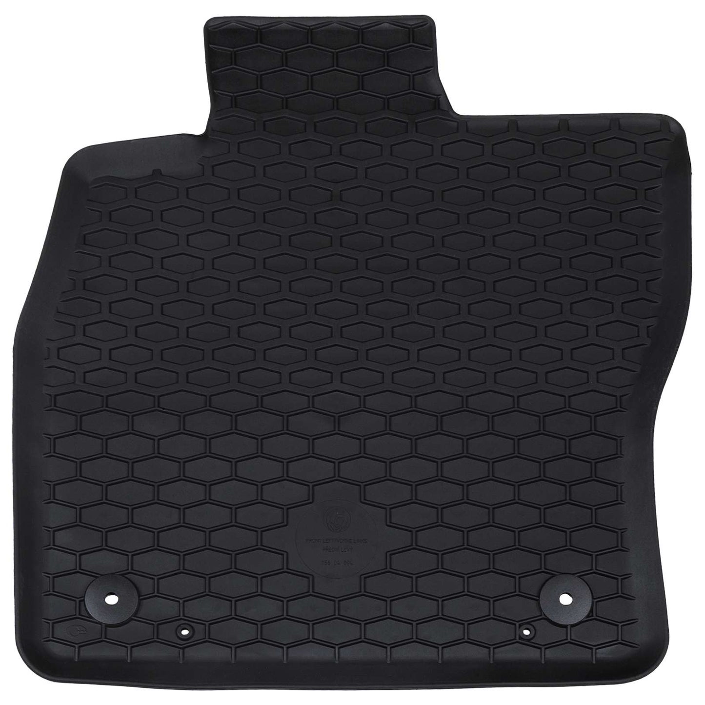 Vidaxl tapis de sol voiture 4 pcs siège noir Leon TPE
