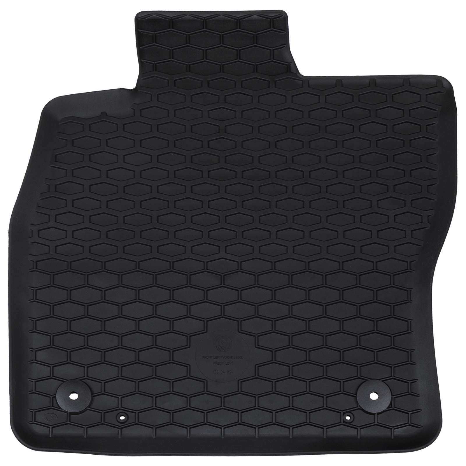 Vidaxl tapis de sol voiture 4 pcs siège noir Leon TPE