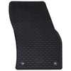 Vidaxl tapis de sol voiture 4 pcs noir VW Tiguan, pour Touran TPE