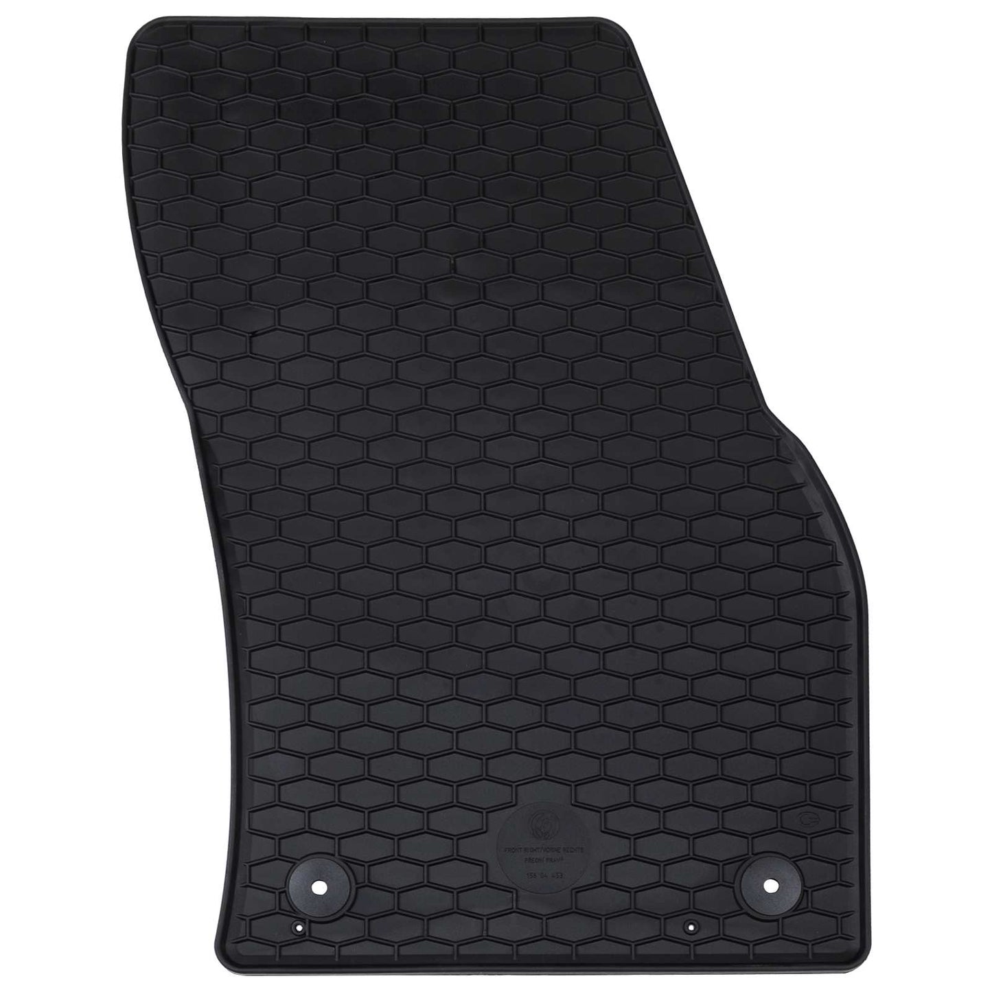 Vidaxl tapis de sol voiture 4 pcs noir VW Tiguan, pour Touran TPE