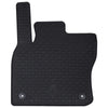 Vidaxl tapis de sol voiture 4 pcs noir VW Tiguan, pour Touran TPE