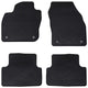 VidaXL tapis de sol de voiture 4 pcs noir VW T-Cross TPE