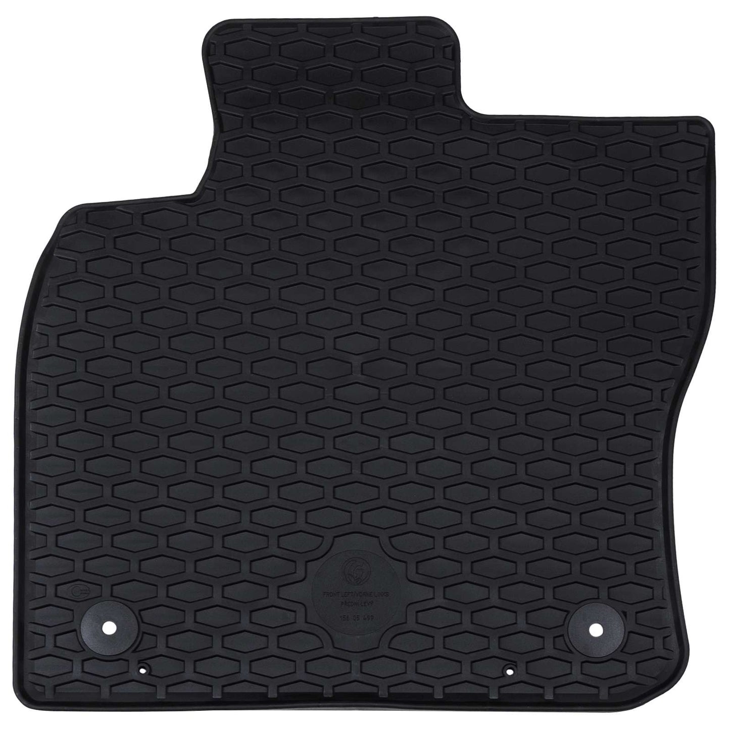 VidaXL tapis de sol de voiture 4 pcs noir TPE