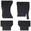 VidaXL tapis de sol de voiture 4 pcs noir adapté pour Audi A4 B9, A5 B9 TPE