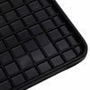 VidaXL tapis de sol de voiture en caoutchouc noir
