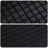 VidaXL tapis de sol de voiture en caoutchouc noir