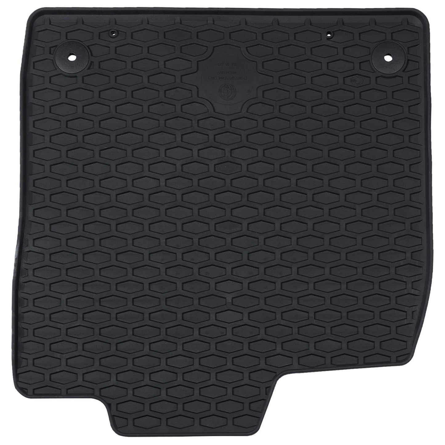 Vidaxxl tapis de sol de voiture 4 pcs caoutchouc noir
