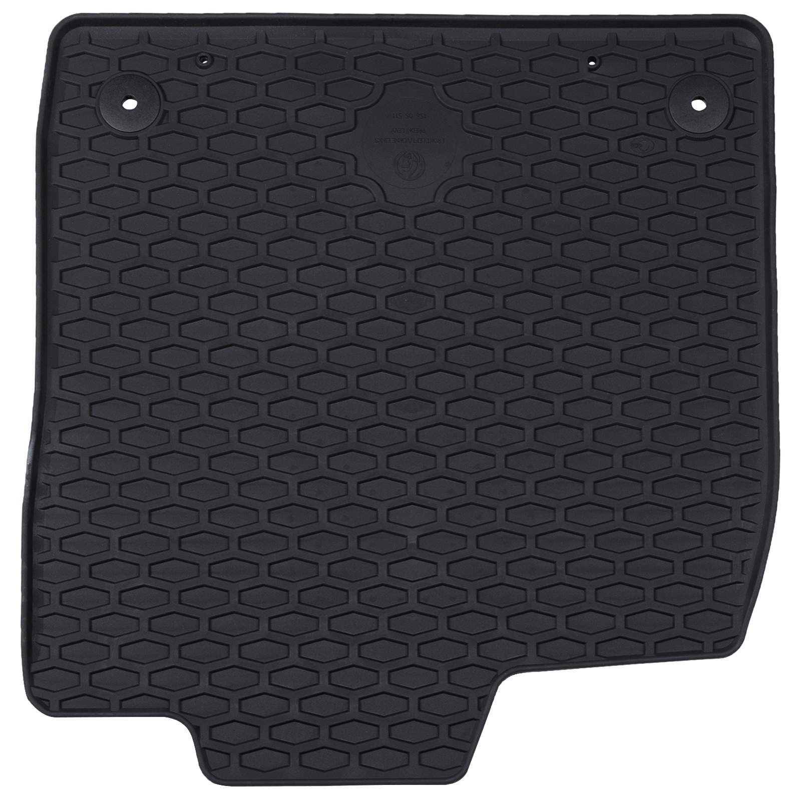 Vidaxxl tapis de sol de voiture 4 pcs caoutchouc noir
