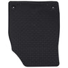 Vidaxxl tapis de sol de voiture 4 pcs caoutchouc noir