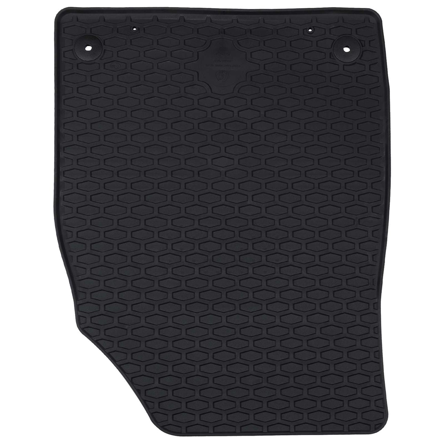 Vidaxxl tapis de sol de voiture 4 pcs caoutchouc noir