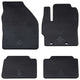 Vidaxxl tapis de sol de voiture 4 pcs caoutchouc noir