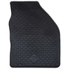 Vidaxxl tapis de sol de voiture 4 pcs caoutchouc noir