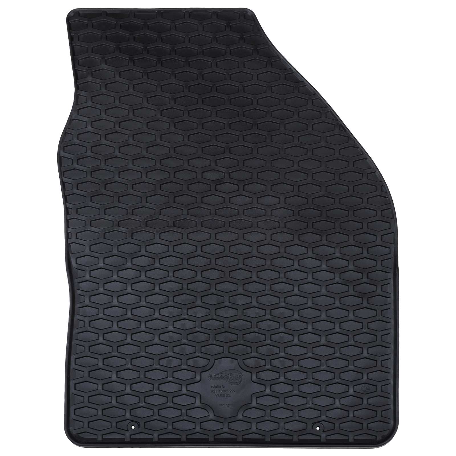 Vidaxxl tapis de sol de voiture 4 pcs caoutchouc noir