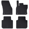 VidaXL tapis de sol de voiture 4 pcs noir TPE