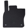 VidaXL tapis de sol de voiture 4 pcs noir TPE