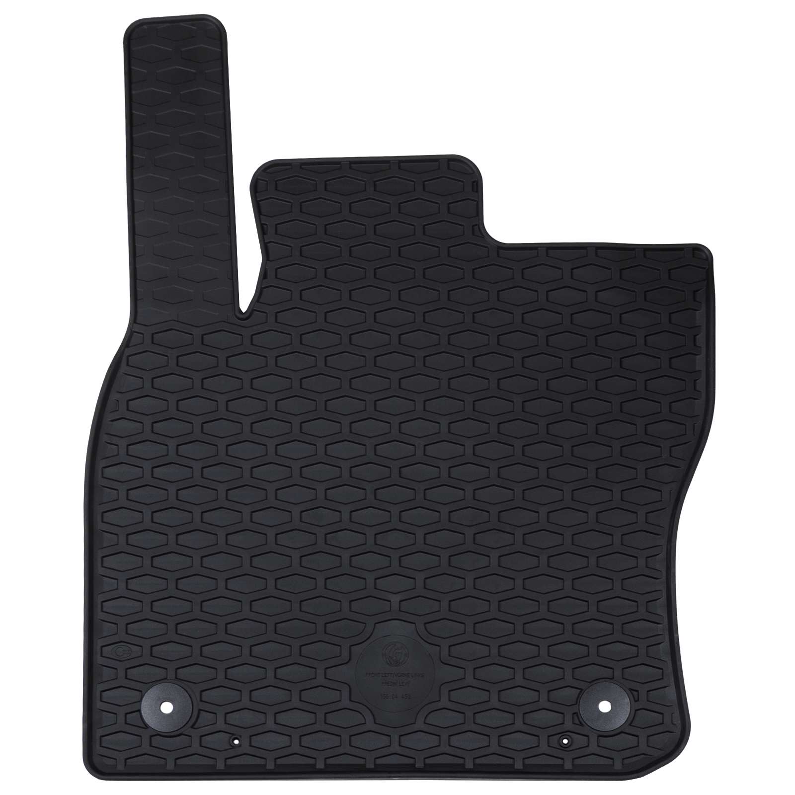 VidaXL tapis de sol de voiture 4 pcs noir TPE