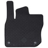 Vidaxl tapis de sol voiture 4 pcs noir VW Tiguan Tdi caoutchouc
