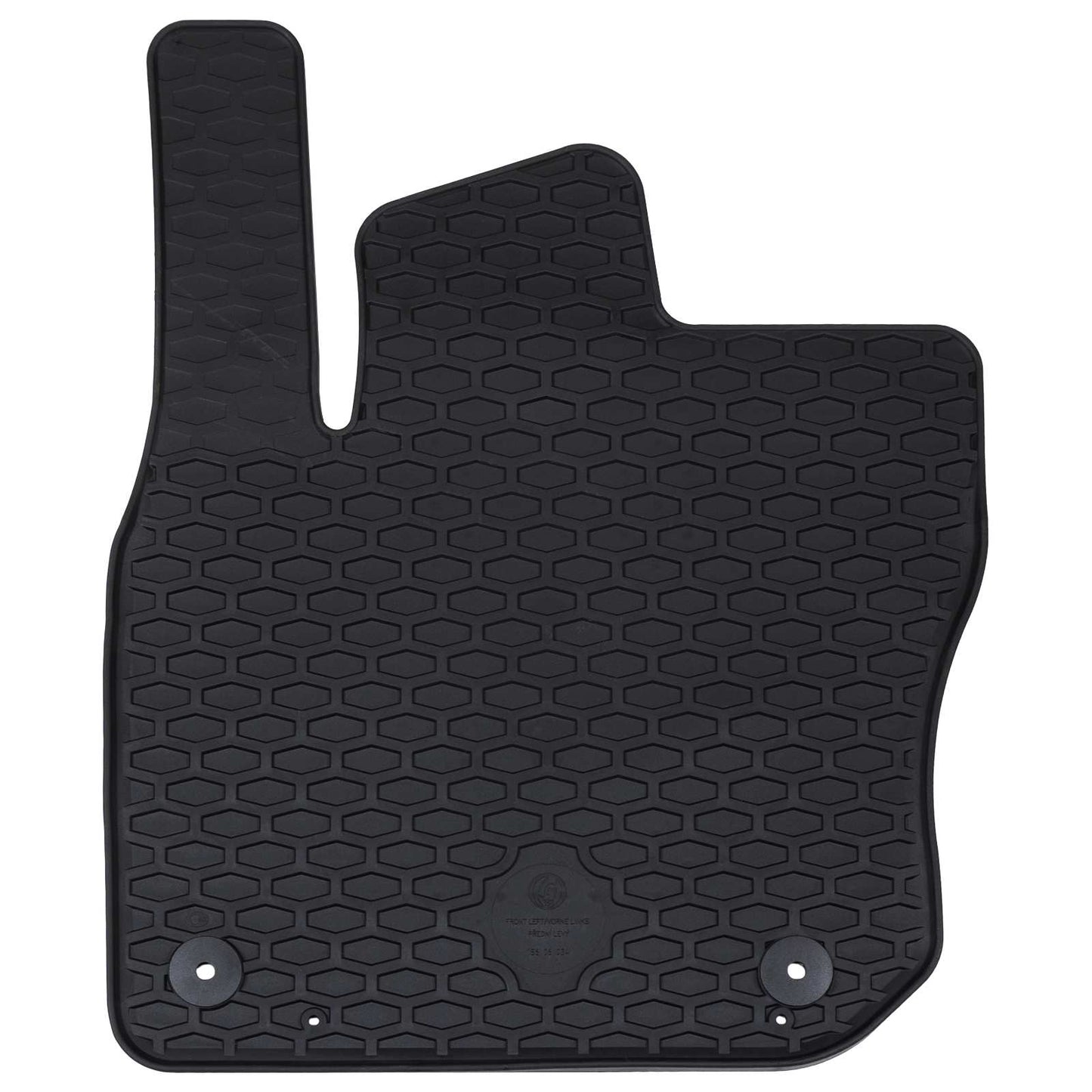 Vidaxl tapis de sol voiture 4 pcs noir VW Tiguan Tdi caoutchouc