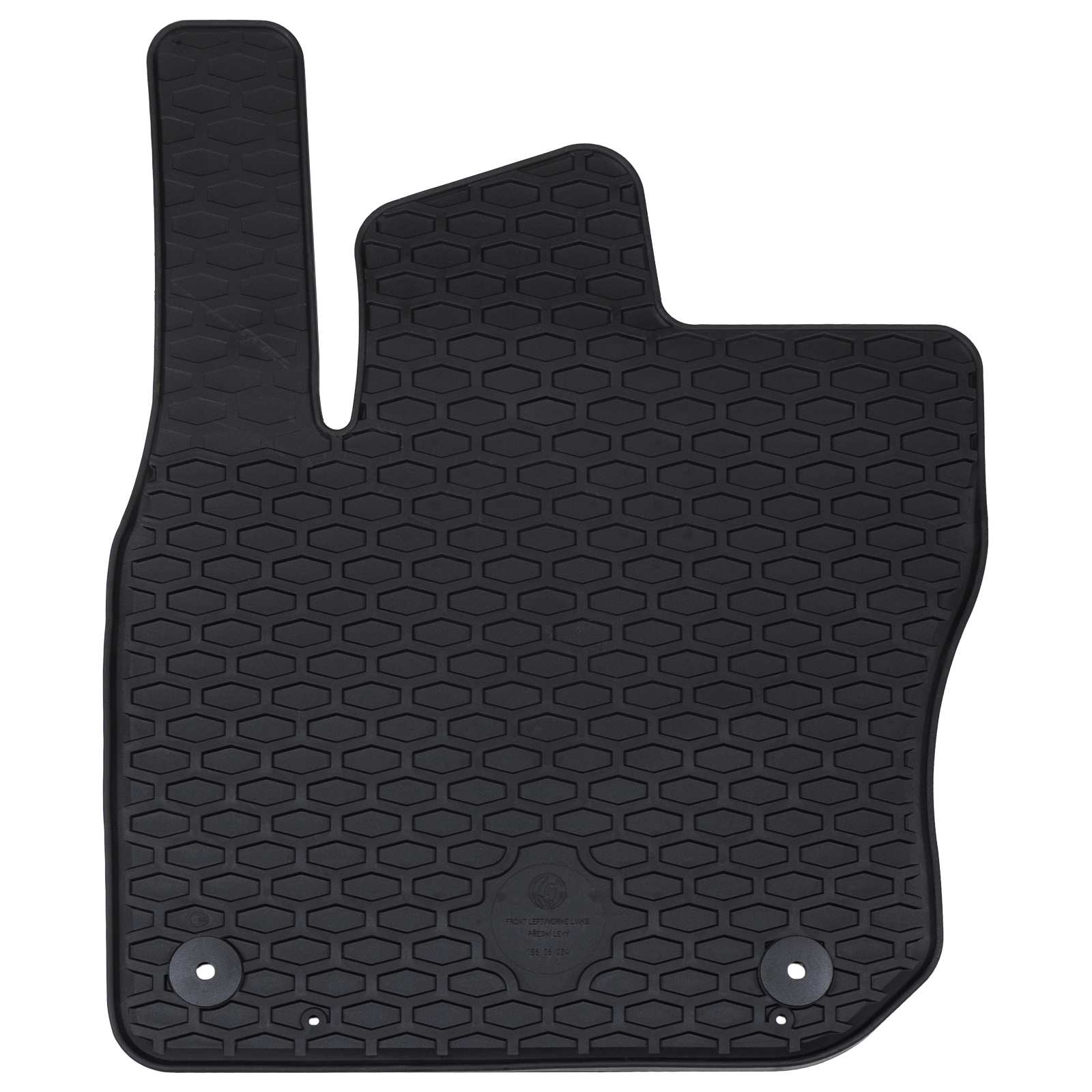Vidaxl tapis de sol voiture 4 pcs noir VW Tiguan Tdi caoutchouc