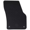 Vidaxl tapis de sol voiture 4 pcs noir VW Tiguan Tdi caoutchouc