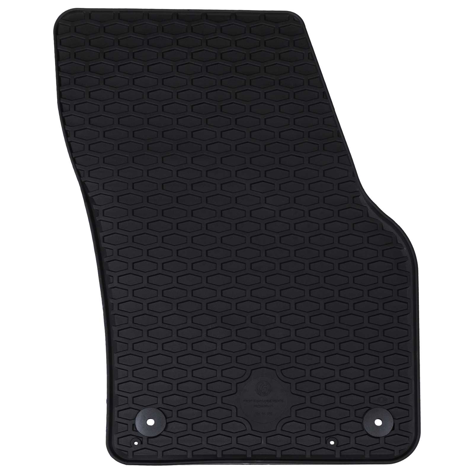 Vidaxl tapis de sol voiture 4 pcs noir VW Tiguan Tdi caoutchouc