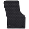 Vidaxl tapis de sol de voiture 4 pcs noir škoda superbe iii iv caoutchouc