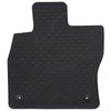 Vidaxl tapis de sol de voiture 4 pcs noir škoda superbe iii iv caoutchouc
