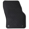 Vidaxxl tapis de sol de voiture 4 pièces noir sur mesure pour Audi Q3 caoutchouc