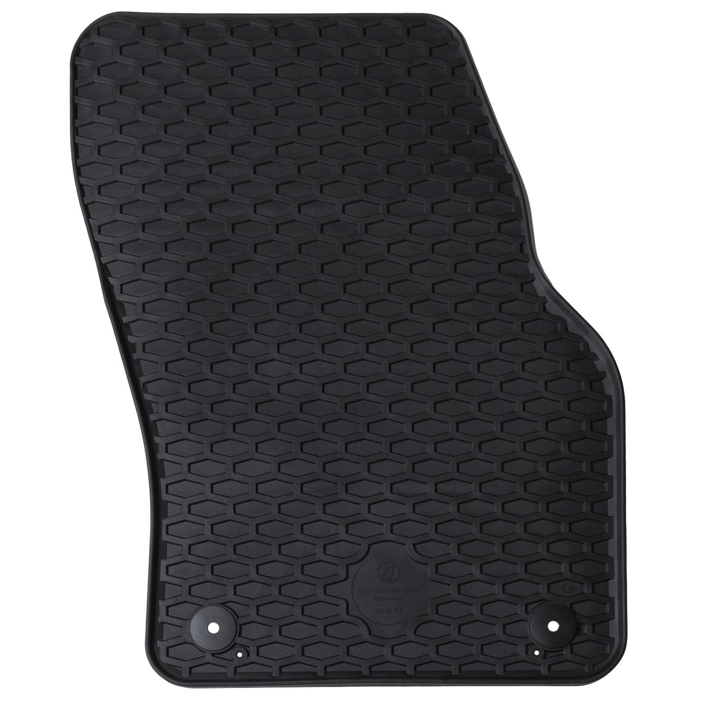 Vidaxxl tapis de sol de voiture 4 pièces noir sur mesure pour Audi Q3 caoutchouc