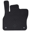 Vidaxxl tapis de sol de voiture 4 pièces noir sur mesure pour Audi Q3 caoutchouc