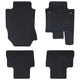 Vidaxxl tapis de sol de voiture 4 pcs caoutchouc noir
