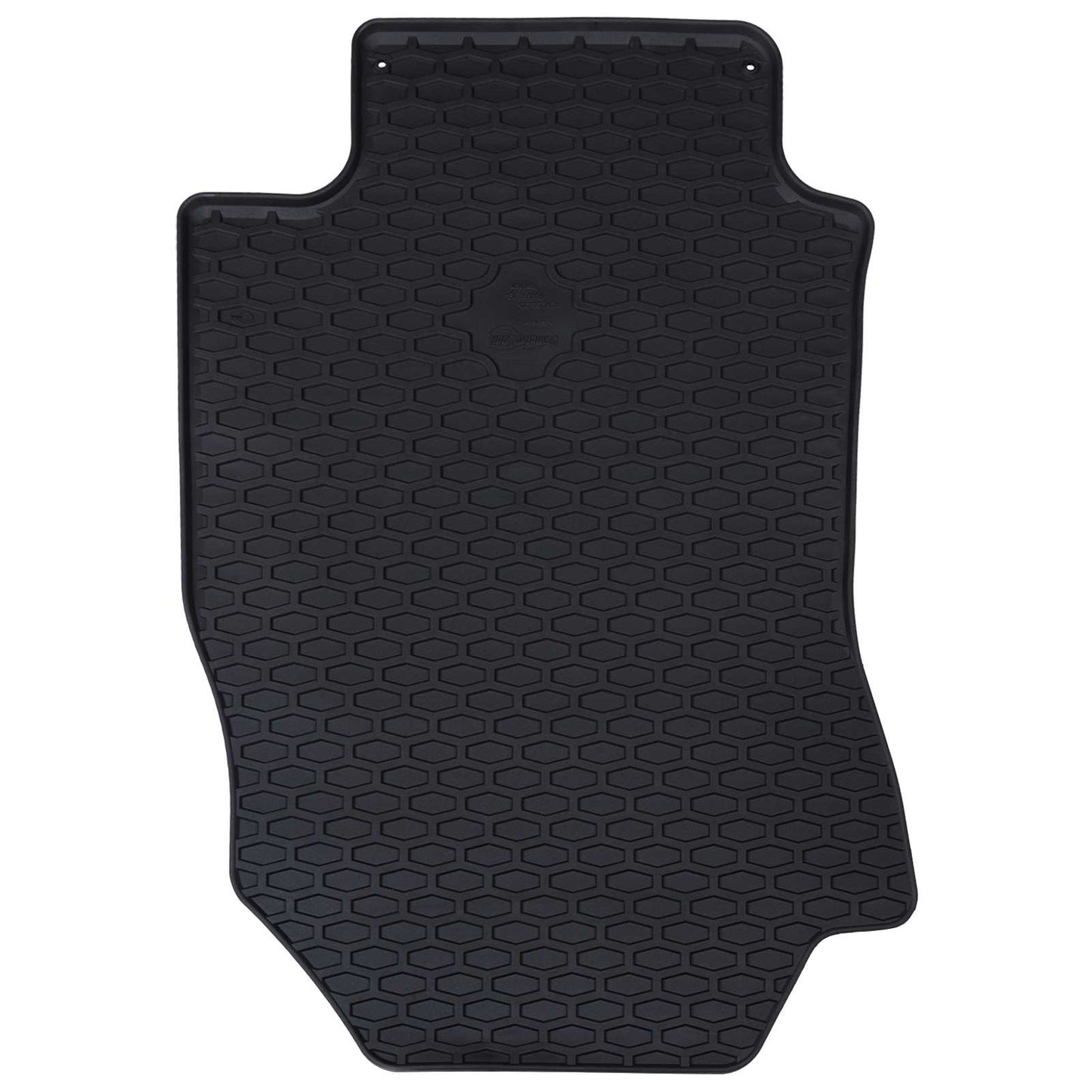 Vidaxxl tapis de sol de voiture 4 pcs caoutchouc noir