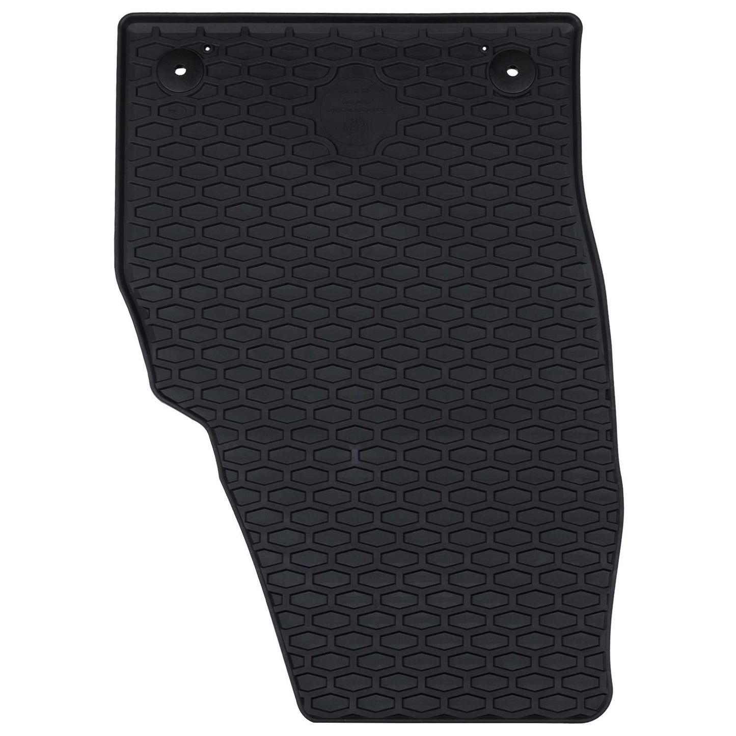 Vidaxl tapis de sol voiture 4 pcs noir VW Polo, caoutchouc taigo
