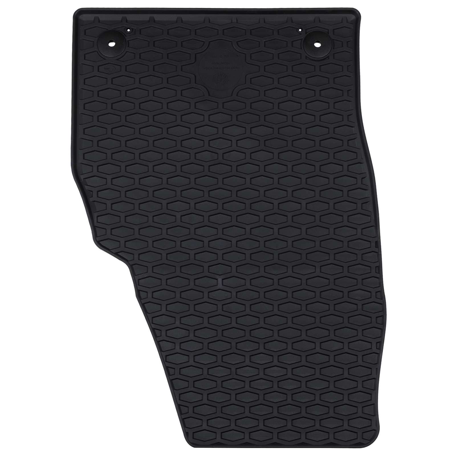 Vidaxl tapis de sol voiture 4 pcs noir VW Polo, caoutchouc taigo
